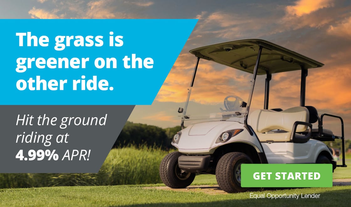 Golf Cart Loan 4.99% APR