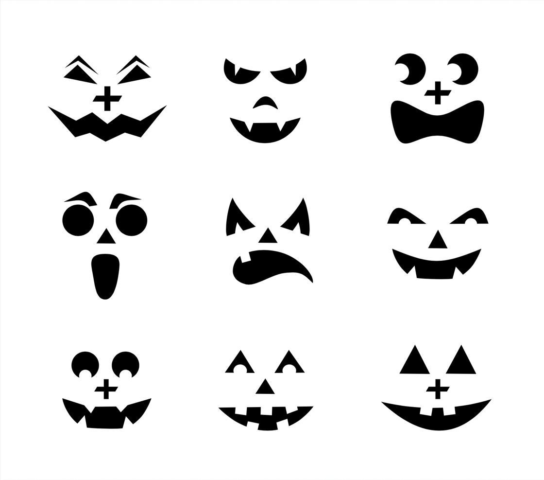 Jack-o-Lantern Stencils